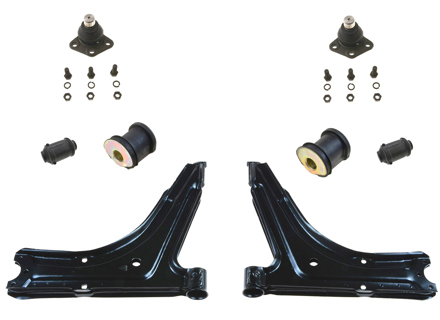 Front lower suspension arm kit. Porsche 924 / 944 - 171407153D, 171407182D, 171407365G, 477407181A, 477407311E, 477407365B, N0110077, N0402043